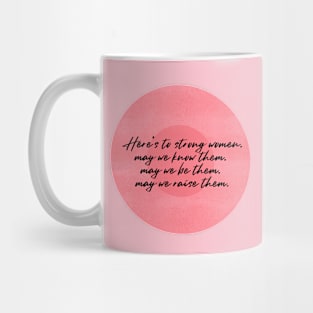 Strong Women Pink Mug